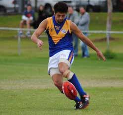 HOPPERS CROSSING CONTINUE TO LEAD THE WAY By ASH BOLT HOPPERS Crossing bounced back from their first loss of the season with a strong win over Spotswood at McLean Reserve.