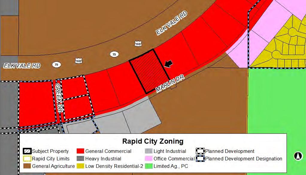 Subject Property and Adjacent Property Designations Existing Zoning