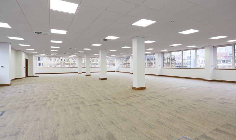 OPEN PLAN & Flexible FLOOR The floors have been designed to facilitate part floor lettings allowing occupiers to future-proof their space. Measured in accordance with IPMS 3.