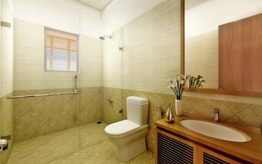 Bathrooms with premium modern fittings and