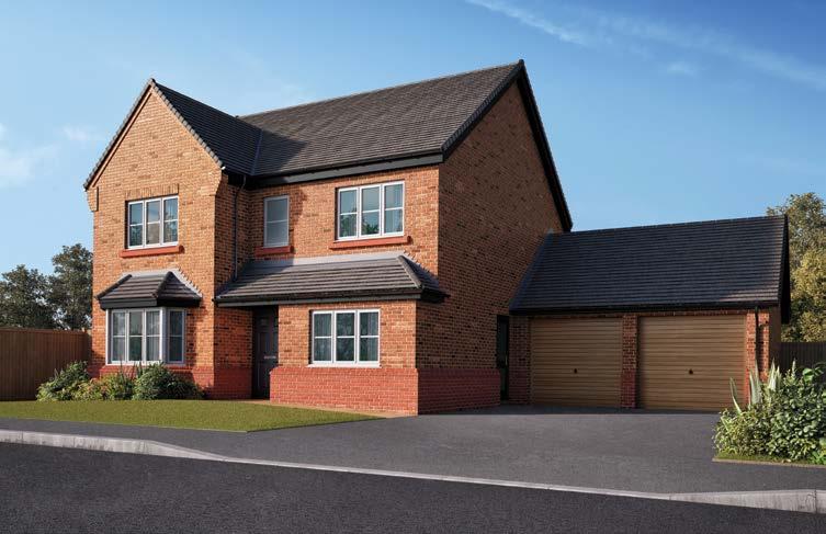 Glasfryn 4 BED DETACHED HOME GARAGE GARAGE BEDROOM 4 BEDROOM 4 LIVING/DINING LIVING/DINING KITCHEN KITCHEN UTILITY UTILITY STUDY STUDY Lounge 18ft x 10ft 9in (5.5m x 3.