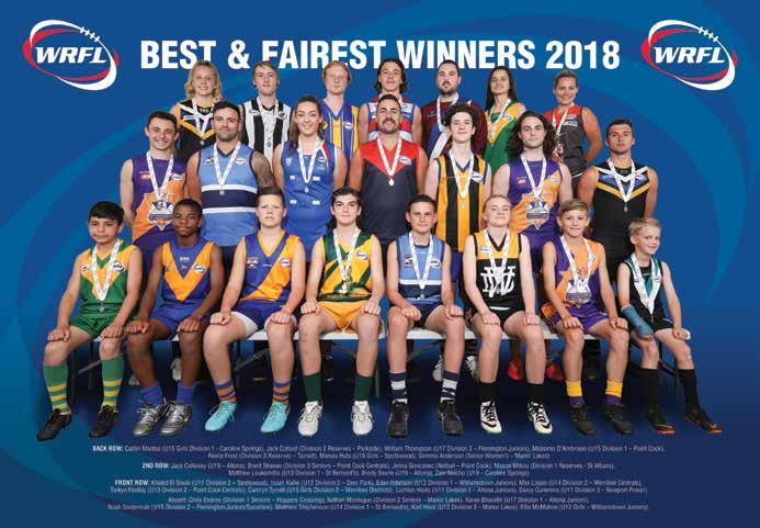 2018 BEST & FAIREST WINNERS AWARD NAME CLUB VOTES Division 1 Senior Chris Endres Hoppers Crossing 20 Division 1 Reserves Mason Mitoiu St Albans 13 Division 2 Seniors Nathan Montague Manor Lakes 21