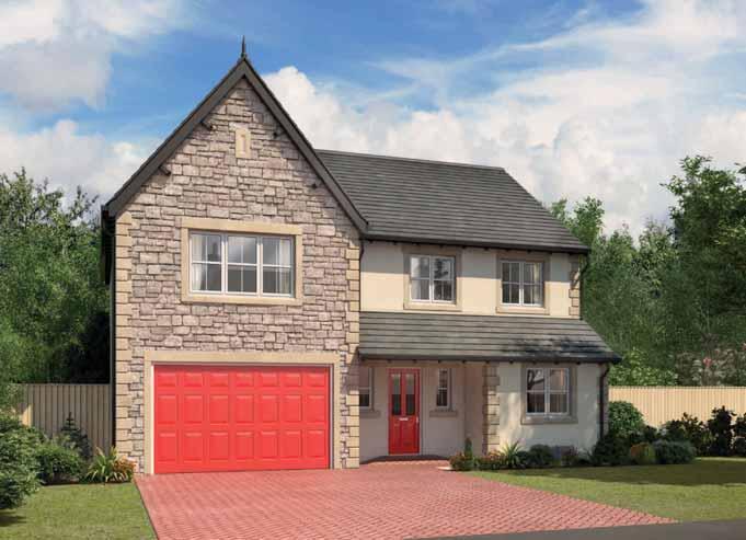THE MAYFAIR 5 Bedroom Detached House with Double Integral Garage Approximate square footage: 1,905 sq ft GROUND FLOOR DIMENSIONS: