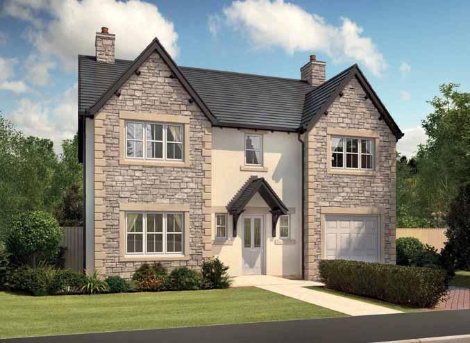 THE BALMORAL 4 Bedroom Detached House with Integral Garage Approximate square footage: 1,724 sq ft GROUND