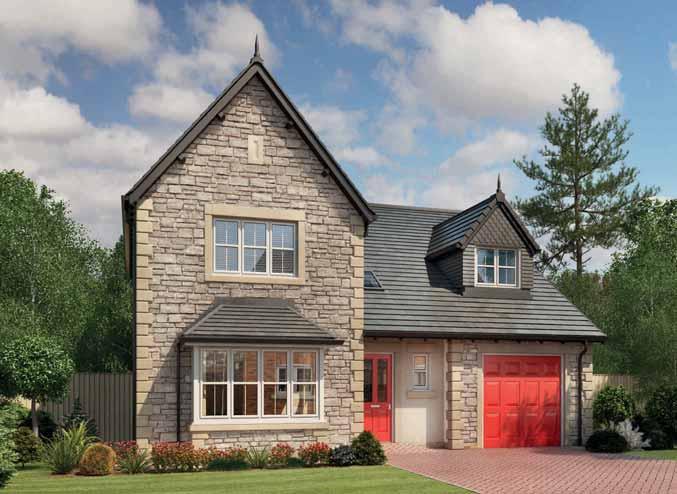 THE TAUNTON 4 Bedroom Detached House with Integral Garage Approximate square footage: 1,592 sq ft GROUND