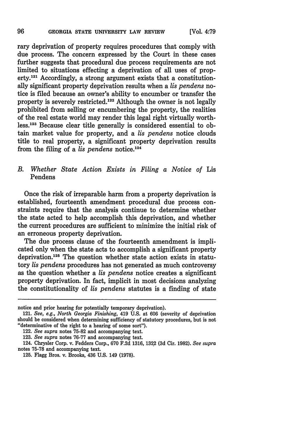 Georgia State University Law Review, Vol. 4, Iss. 1 [1988], Art.
