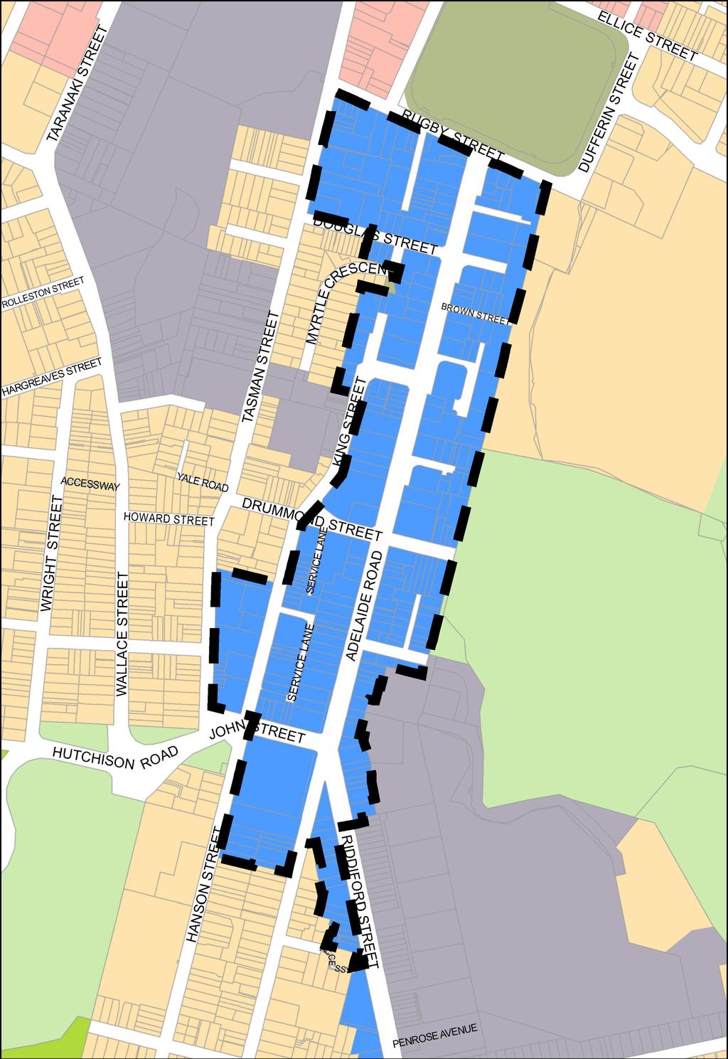 Schedule 1 Schedule 1 Adelaide Road special housing area Map of special housing area cl 4 Description of area declared to be Adelaide Road special housing area All of the land identified in Appendix