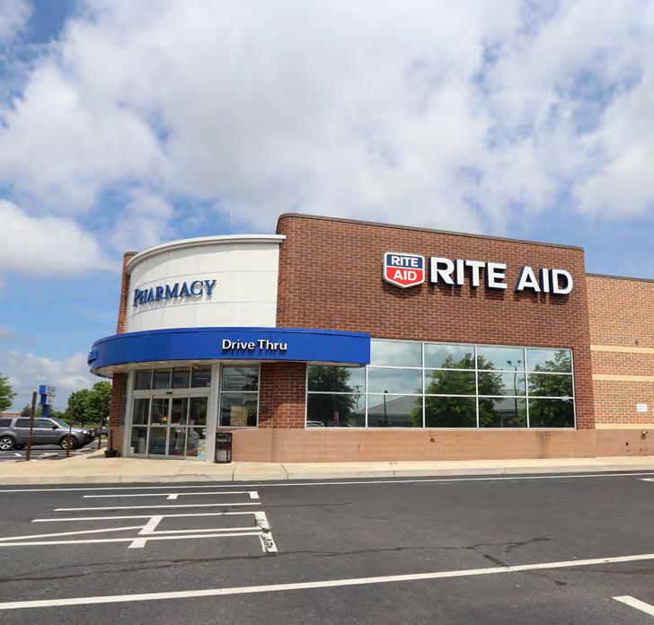 RITE AID MIDDLETOWN, DELAWARE FINANCIAL OVERVIEW 455 WEST MAIN STREET MIDDLETOWN, DELAWARE 19709 PRICE $2,828,100 CAP RATE 9.50% NOI $268,670 PRICE PER SQUARE FOOT $193.41 RENT PER SQUARE FOOT $18.
