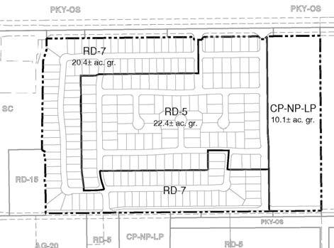 Elk Grove Planning Commission Laguna Ridge Phase 3 Subdivision Projects October 6, 2011 Page 15 Table 12 - Zgraggen Ranch Existing and Proposed Land Use Acreage Zoning Designation Existing Proposed