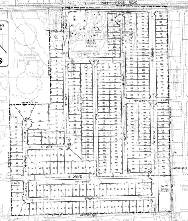 Elk Grove Planning Commission Laguna Ridge Phase 3 Subdivision Projects October 6, 2011 Page 17 Figure 6 McGeary Ranch Tentative Subdivision Map The Tentative Subdivision Map as designed and