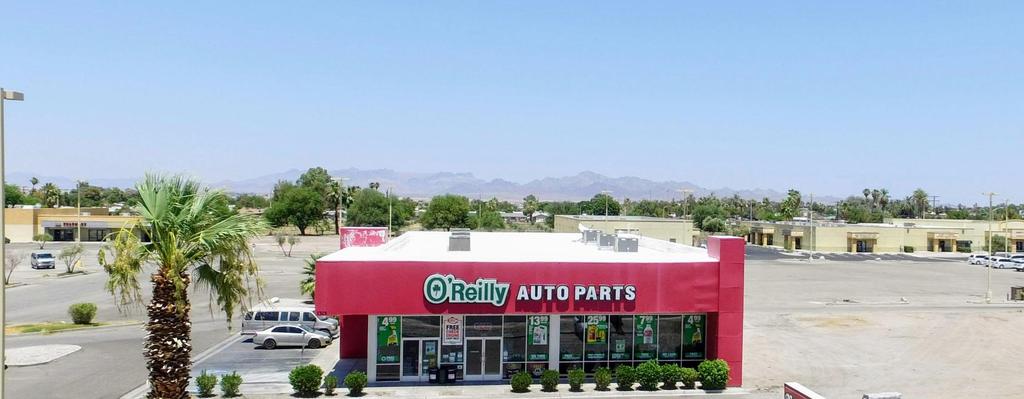 PROPERTY O'REILLY AUTO NAME PARTS, ADJOINING PARCEL FOR SALES MARKETING COMPARABLES TEAM ON MARKET COMPARABLES O'REILLY'S AUTO PARTS 1315 W Hobsonway, Blythe, CA,