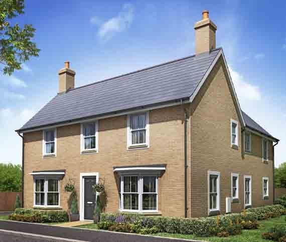 THE GREENACRES COLLECTION The Framlingham 4 Bedroom home The Framlingham is a traditional double fronted home with stunning outdoor space thanks to its L-shaped design.