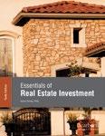 Essentials of Real Estate Finance can be used as prelicensing for salespersons and brokers, or in semester-length courses in two- and four-year colleges.