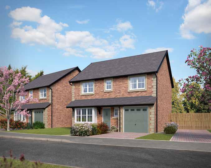 The Wellington The Chester 4 Bedroom Detached with Integral Single Garage Approximate