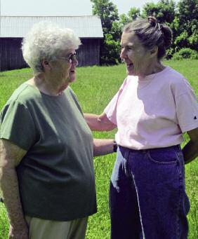 .. Sisters Margaret White (left) and Helen Launt BETSY LANDRE Sisters Donate Easement on 7th Generation Farm in Ontario County When a farm has been in the same family for more than 200 years, it