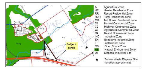FIGURE 7 Township of Puslinch Zoning By-law The EXI Extractive Industrial Zone permits the following uses: a) A single dwelling unit, if occupied by the owner, caretaker, watchman or other similar