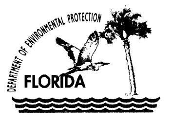 FLORIDA DEPARTMENT OF ENVIRONMENTAL PROTECTION NOTICE OF INTENT TO USE