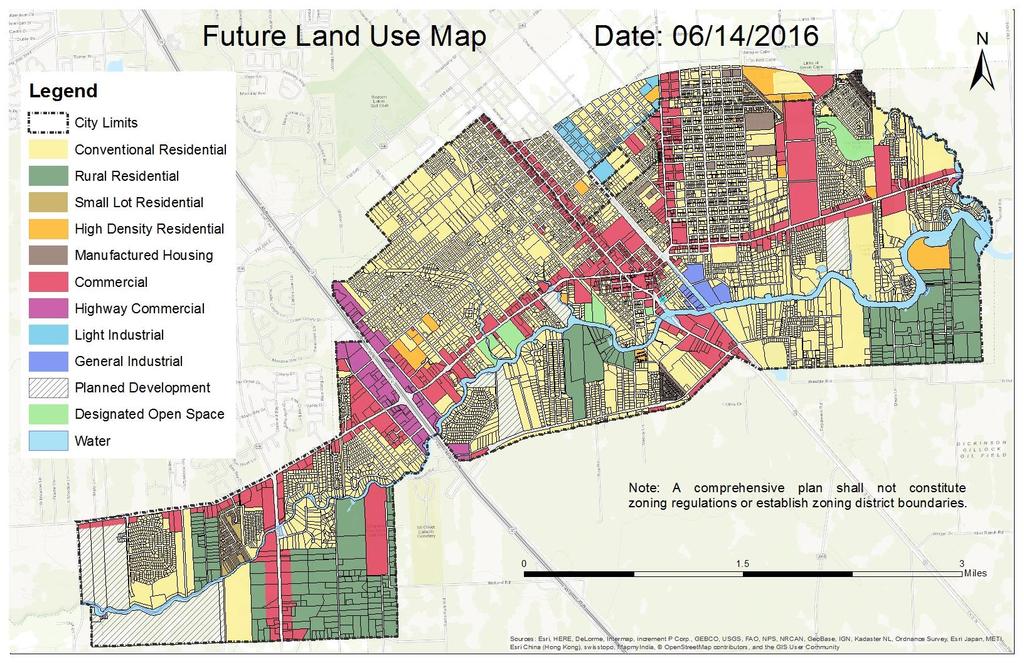Ch2 6/21/2016 4 recognized in the city s Zoning Ordinance, such land uses have not been indicated on previous land use map.
