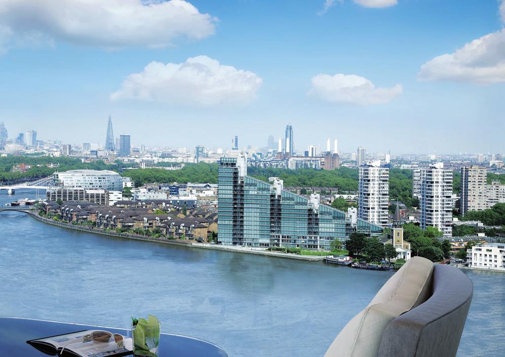 breathtaking vistas The beautiful 3 bedroom premier apartments offer an ever-changing perspective over the London skyline, from