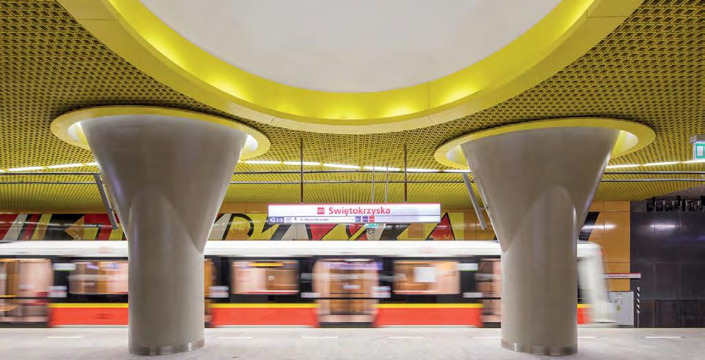 2 Warsaw Line-2 Metro Stations Location: Warsaw, Poland Client: AGP METRO POLSKA Concept Design author: B.P. Metroprojekt/ Andrzej M.