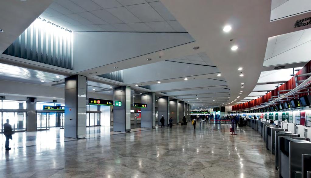 Madrid-Barajas Airport T1 and T2 refurbishment 7 Lusail Light Rail Transit Underground Stations Location: Madrid, Spain Client: AENA Total Area: 14,400 sqm Completion Date: 2007 The goal of the