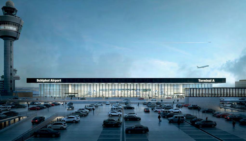 Amsterdam Schiphol Airport Terminal 01. Pier A 02. Terminal A 03. Redevelopment of ID Plein Location: Schiphol, The Netherlands Coauthor: KAAN Architecten Client: SNBV 