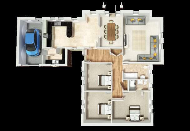 95m En-suite 9 1 x 4 7 2.75m x 1.40m Bedroom 2 12 12 x 11 6 3.95m x 3.50m Bedroom 3 11 11 x 11 6 3.62m x 3.50m Bathroom 11 4 x 7 1 3.45m x 2.15m Garage 19 8 x 19 8 6.00m x 6.