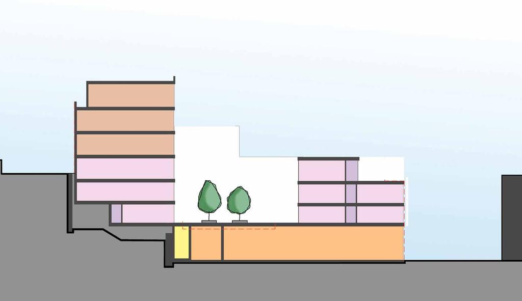 approval A smaller building is now proposed The Terrace The overall height of the building proposed has been reduced, including: adjacent to The Terrace by approx.