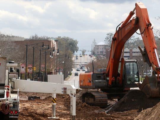 A five-story affordable housing complex is under construction at Frenchtown Tuesday, Feb. 7, 2016. The Casanas Village, located near the intersection of Macomb and Brevard streets sits on 2.73 acres.