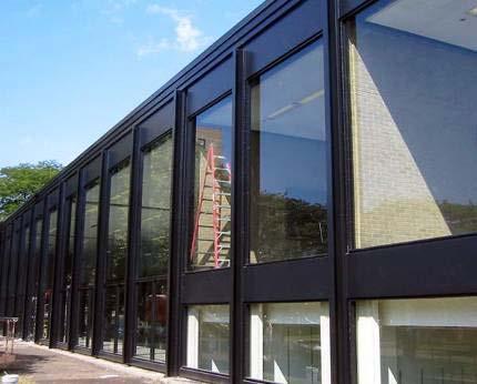 Façades are classified according to the surface geometry and to the internal composition.