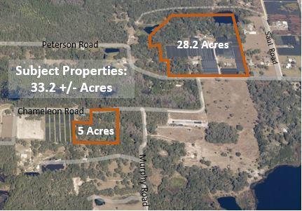FOR SALE BUSINESS & LAND PIERSON 33 ACRE FERNERY BUSINESS WITH HOMES 948 Peterson Road Pierson, Florida PRESENTED BY: CARL W.