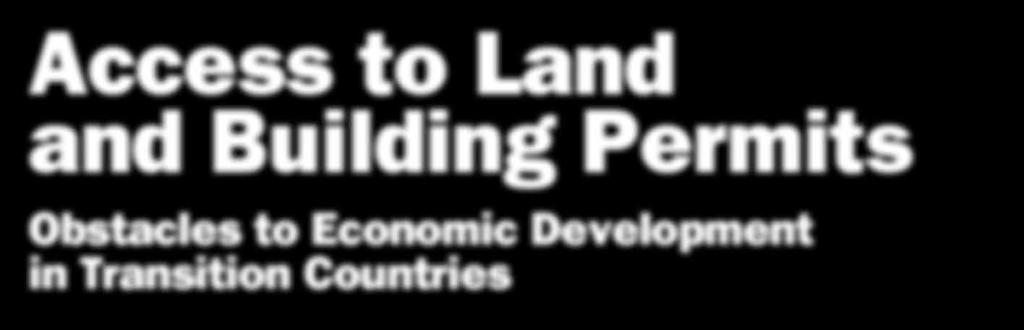Anderson Limited access to land is a substantial hindrance to economic development in many transition economies.