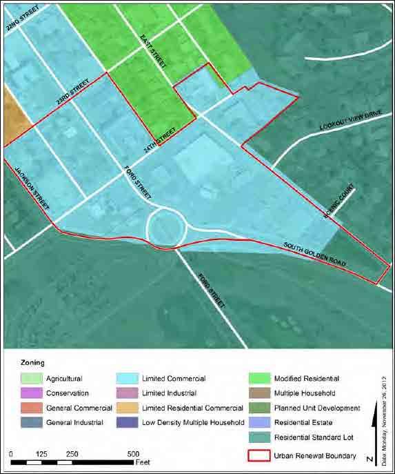 Figure 2: Survey Area Zoning Central