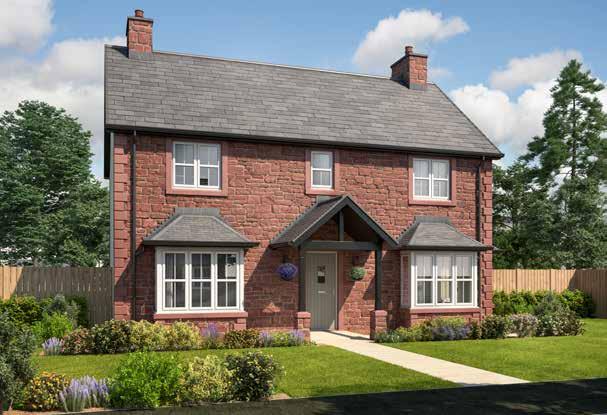 The Arundel The Warwick 4 Bedroom Detached with Detached Single / Double Garage Approximate square footage: 1,440 sq ft