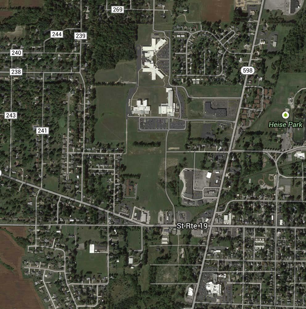 AERIAL MAP Elementary Middle High Athletic Fields Nursing