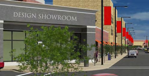 THE DISTRICT Design Point In spring 2015, HSA Commercial will begin construction of the third phase of The District which will feature approximately 100,000 square feet of home furnishings retailers