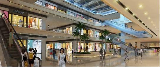 Retail GFA: 52,000sqm including basement hypermarket and 03 floors of retail