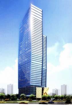 Description: 2 towers (40 & 44 levels) of 120,000sqm GFA Office & 7 storey retail