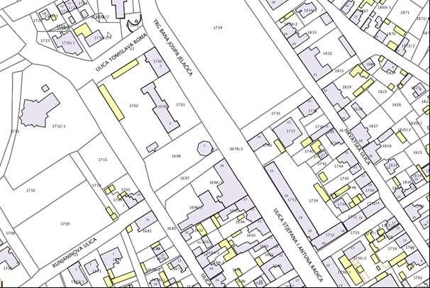 Historical background Digital cadastral map from