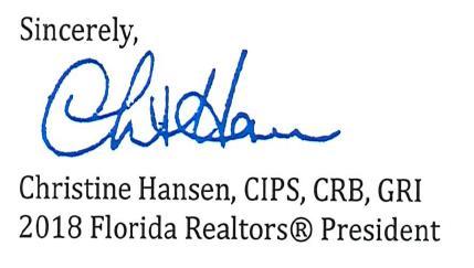 Letter to the Honorable Bill Nelson Page 2 August 24, 2018 As you and many of your colleagues know, the solution to America s largest environmental restoration plan does not hinge on one specific