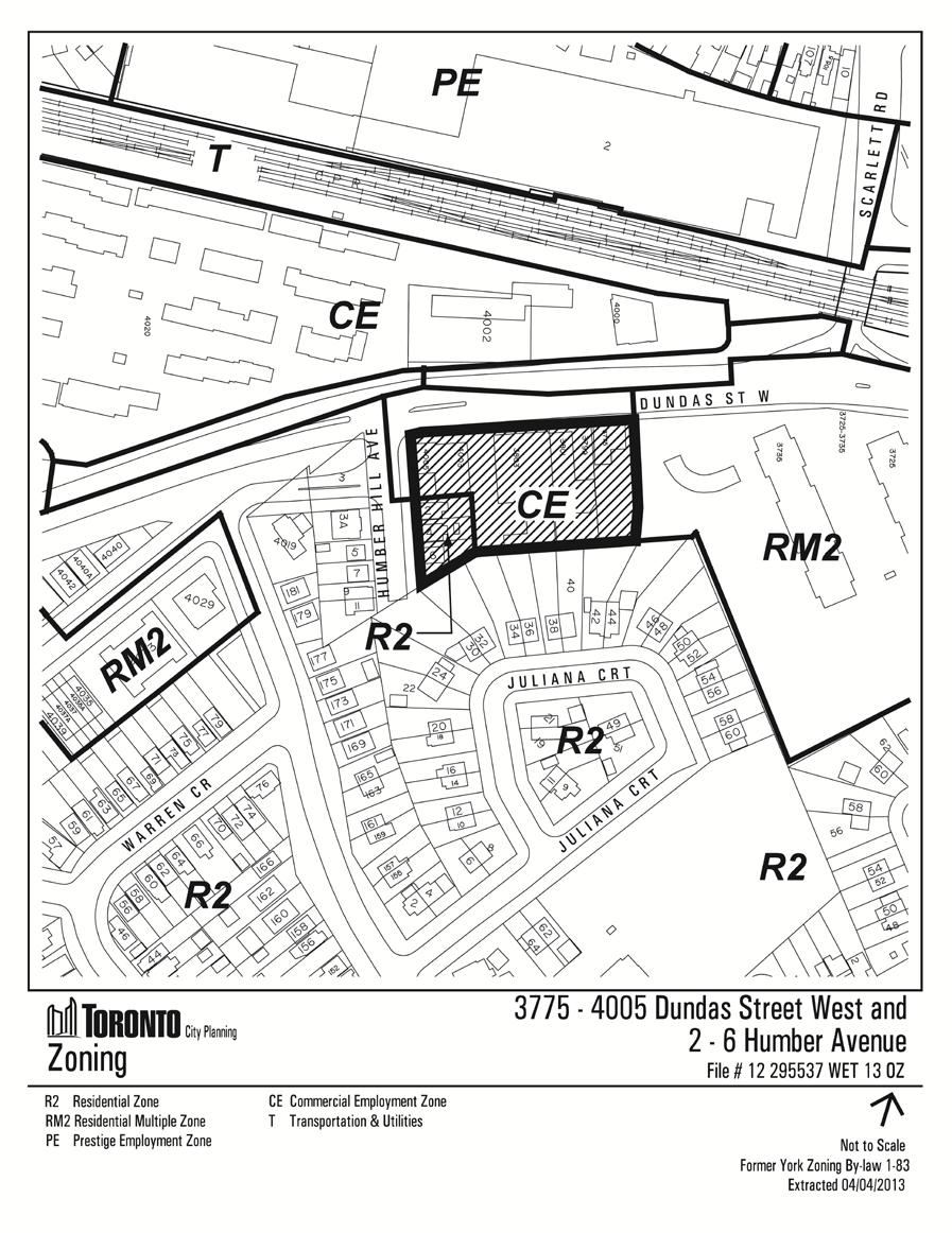 Attachment 4: Former City of York Zoning By-law No.