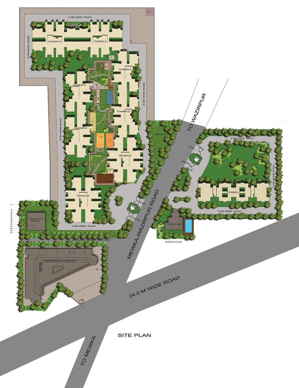 SITE PLAN Disclaimer :- Photographs/Images are only artistic Impression & not a legal offering and