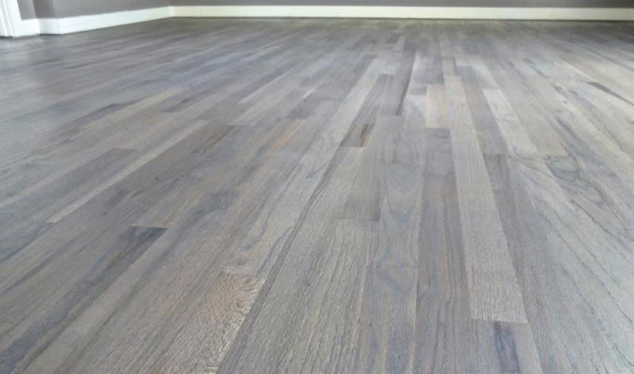 FLOORS Red Oak Floors Stained with Gray Finish