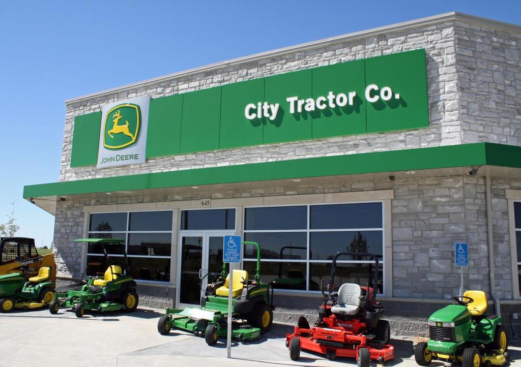 Page5 Building: City Tractor of North Liberty Location: 625 Penn Court, North Liberty, Iowa Size: Sales/Service Building 14,242 square feet Storage Building 4,825 square feet Cost: $1,500,000 or