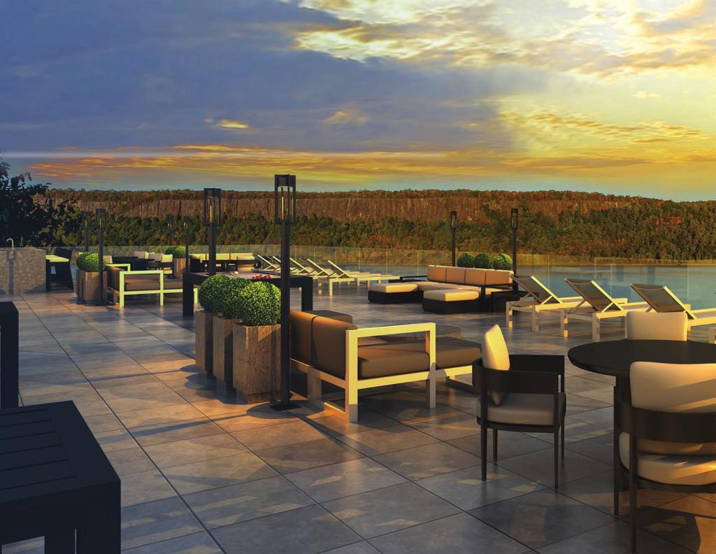 V IEWPOINT From the sweeping views of the Upper Stratus Roof Deck, the impressive spaces offered by Alta Lounge, to your very own Brew Sky Cappuccino Bar; the design viewpoint is clear Stratus was