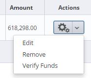 Verify and Authorise the Source Funds For source funds, where a trust account is used, you need to Verify that the funds are in the trust account and will continue to be in the trust account at
