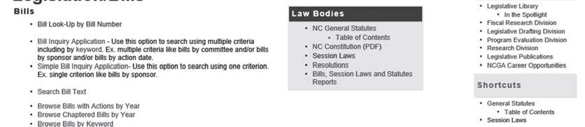 General Assembly / Legislation