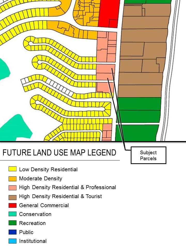 Exhibit B Future Land Use Map 2025 (FLUE 2) Location of Subject Parcels From High