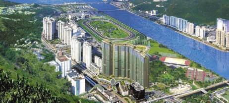 PROPERTIES UNDER DEVELOPMENT L M L Ho Tung Lau Site The development will provide over 1,300 apartments with spectacular panoramic views of Tolo Harbour and Sha Tin