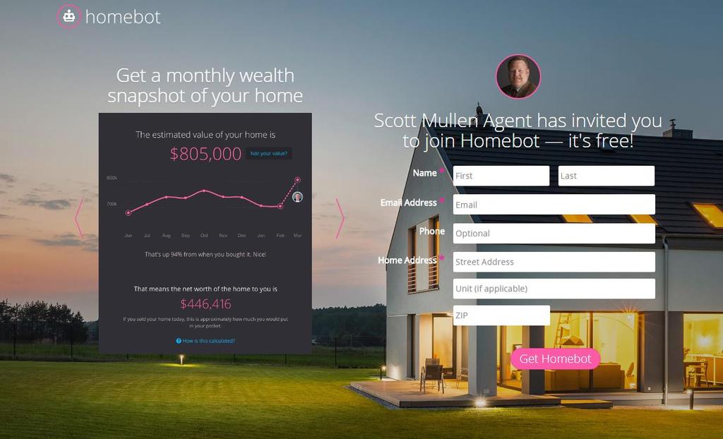The most powerful marketing tool in Homebot appears on every home digest that is delivered to your Clients.